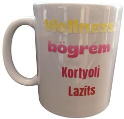  Wellnes bögrém. . -fehér bögre (WLL01)