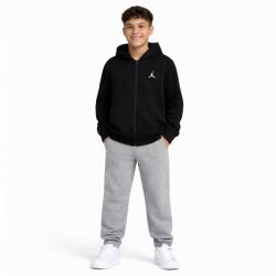 Nike boys mj brooklyn ft fz hoodie 132-147 cm | Unisex | Hanorace | Negru | 95F120-023