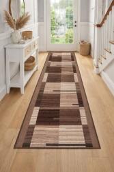 Print Traversa Model Print Lima , Maro , Suport Pasla, Latime 80 cm, 820 gr mp (Lima-085) Covor