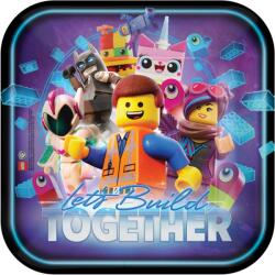 Amscan Lego kaland Movie papírtányér 8 db-os 23 cm (DPA551711)