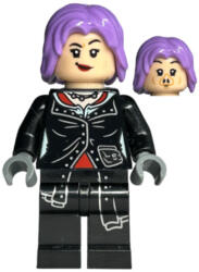 LEGO® Harry Potter minifigura - Nymphadora Tonks levendula hajjal (hp336)