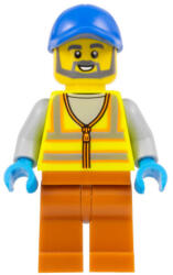LEGO® Minifigura kukás láthatósági mellényben (cty1521)