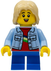 LEGO® Gyerek minifigura világoskék farmerdzsekiben (cty1459)