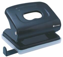 Victoria Office Lyukasztó, kétlyukú, 16 lap, fém, VICTORIA OFFICE, fekete (IKVL02) - becsiirodaker