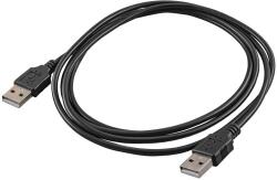 Akyga Adapter - USB / USB (m) kábel, fekete 1, 8m - tokgalaxis