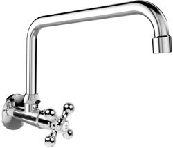 Mereo Mereo, Falra szerelhető mosdó, Retro Viktoria, forgókarral o 18 mm - 230 mm, króm, MER-CBL70104 (MER-CBL70104)