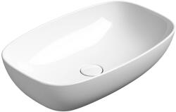 SAPHO GSI, NUBES kerámia munkalap mosogató 60x38cm, fehér ExtraGlaze, 978311 (978311)