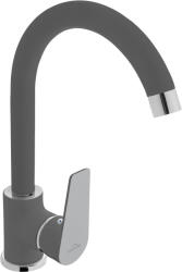 INVENA Dokos, mosogató csaptelep, grafit-króm, INV-BZ-19-005-V (INV-BZ-19-005-V)