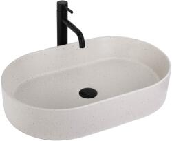 Rea Nadia, pultra szerelhető mosdó 610x385x120 mm, kőutánzat, REA-U7341 (REA-U7341)