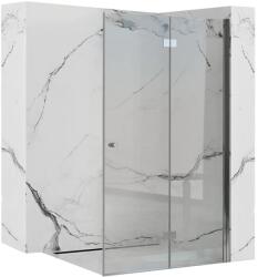 Rea Fold N2 - zuhanyajtó zuhanykabinhoz Fold 90cm, átlátszó üveg, króm profil, REA-K7442 (REA-K7442)