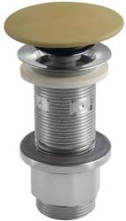 SAPHO Sapho, mosdó lefolyó 5/4", klikk-klakk, betondugóval, 10-80mm, matt sárga, FG922 (FG922)