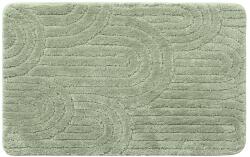 Aqualine Aqualine, RIST fürdőszobaszőnyeg, 50x80cm, 100% poliészter, csúszásgátló, zöld, NI8594 (NI8594)