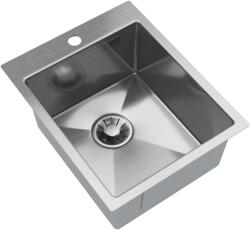 Gamma Gamma, 1 rekeszes rozsdamentes mosogató 400x500x210 mm, acél, GMA-S4050-CH (GMA-S4050-CH)