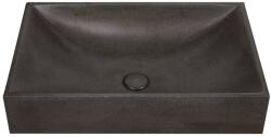 SAPHO Sapho, TARANT beton mosogató kifolyóval, 58x36cm, fekete gránit, AR471 (AR471)