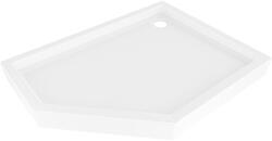 Mexen Flow+, ötszögletű zuhanytálca, jobb oldali, 100 x 90 cm, fényes fehér, 46P109010RH (46P109010RH)