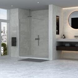 Erga Paris, Beépíthető zuhanykabin 30x200 cm, 8 mm-es átlátszó üveg, króm profil, ERG-V02-PARIS-030x200-CL-CR (ERG-V02-PARIS-030X200-CL-CR)