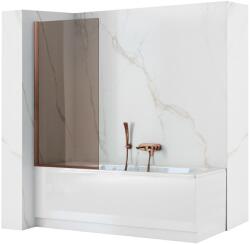 Rea Elegant, kádparaván fix szárnnyal 70x140 cm, matt réz, REA-W5694 (REA-W5694)