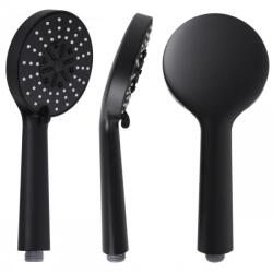 Erga Samba, 5 funkciós kézi zuhanyfej, matt fekete, ERG-YKA-BP. SAMBA-BLK (ERG-YKA-BP.SAMBA-BLK)