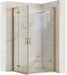 Rea Hugo Double, zuhanykabin 100(ajtó)x80(ajtó)x200, 5 cm, arany matt, KPL-K0410 (KPL-K0410)