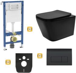 Geberit Duofix Basic+ fali WC-csésze szett Erga Mery+ 51x36 cm + WC-ülőke + öblítőgomb, fekete, GEBERIT-MERY-TO2-BK-SET1 (GEBERIT-MERY-TO2-BK-SET1)