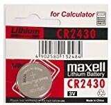 Maxell CR2430 3V Lithium gombelem (Maxell-CR2430-5BP)