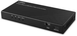 LINDY Splitter KVM Lindy 38534, 3 x HDMI, Black (38534)