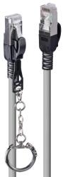 Lindy Patch Cord Lindy 47603, S/FTP, Cat. 6a, 1.5 m, Grey (47603)