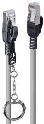 Lindy Patch Cord Lindy 47601, S/FTP, Cat. 6a, 0.5 m, Grey (47601)