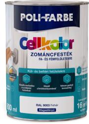 POLI-FARBE Cellkolor magasfényű zománcfesték 0,8 l - Fehér