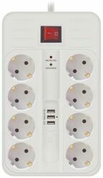 Technik 8 Plug + 3 USB Switch TP1254