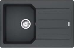 Franke Chiuveta bucatarie compozit fragranite Franke UCG 611-62, dreptunghiulara, 1 cuva cu picurator, 78x50x19 cm, adancime cuva 19 cm, Stone Grey, 114.0735. 358 (114.0735.358) Chiuveta