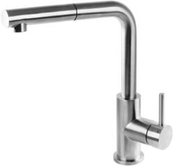Omnires Albany - Mosogató csaptelep, kihúzható véggel, csiszolt acél AB1455IN (AB1455IN)