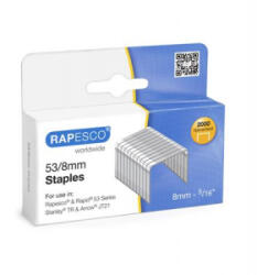 Rapesco Tűzőkapocs, 53/8, horganyzott, (IR0752) (IR0752) - aqua