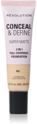 Revolution Conceal & Define machiaj cu efect matifiant culoare F6N 23 ml