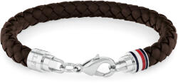 Tommy Hilfiger Elegáns férfi karkötő barna bőrből 2790546