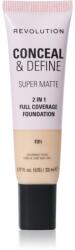 Revolution Conceal & Define machiaj cu efect matifiant culoare F3N 23 ml