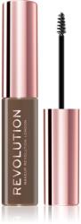 Revolution Brow Fixer gel pentru sprancene culoare Ash Brown 6 ml