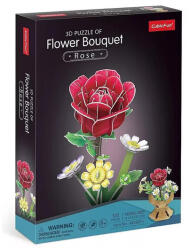 CubicFun 120 db-os 3D puzzle - Rózsa virágcsokor (W3301) (W3301)