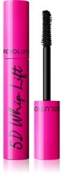 Revolution 5D Lash Whip Lift mascara pentru gene lungi și dese culoare Black 12 ml
