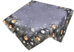 Forbyt karácsonyi, fenyő és gömbök, 85 × 85 cm