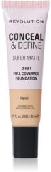 Revolution Conceal & Define machiaj cu efect matifiant culoare F5NW 23 ml