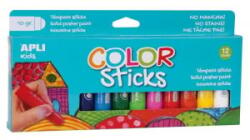 APLI Kids Color Sticks Tempera kréta készlet 12 szín (14228) (AP14228)