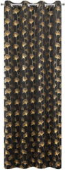Eurofirany Clara sötétítő függöny Fekete/arany 135x250 cm (HS367217)