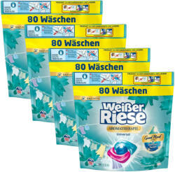  Weißer Riese Aromatherapie univerzális folyékony mosókapszula KARTON (4x80db)