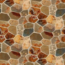  Öntapadó és mosható fali tapéta Többszínű rombusz kőfal, 300 x 200 cm