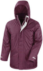 Result Gyerek Kabát Kapucnis Result Children's Core Winter Parka -XXL (13-14), Burgundi vörös