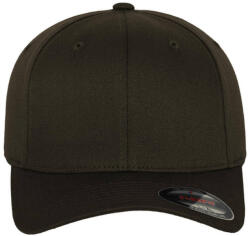 Flexfit Uniszex Sapka Flexfit Fitted Baseball Cap -S/M, Sötétszürke