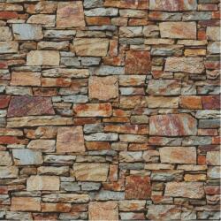  MÉDIA Falmatrica, 135 x 225 cm, Különböző kövek barna és szürke színben