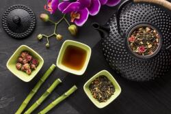  Média Food 21 Öntapadó és mosható fali tapéta, tea mintás, 135 x 225 cm