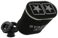 Stage6 MX_S6-35021BK Verseny Légszűrő Kétrétegű Nagy Ovális - Fekete